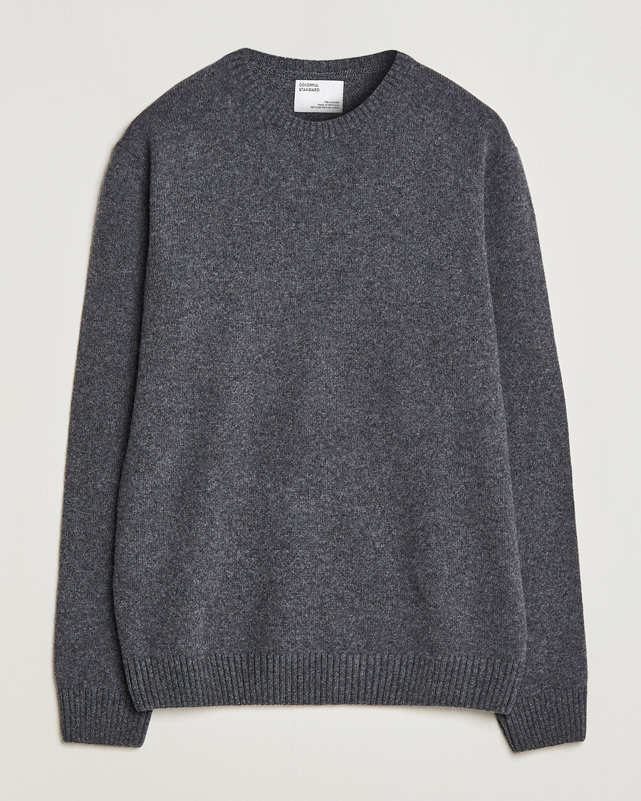Colorful Standard Classic Merino Wool Crew Neck Lava Grey