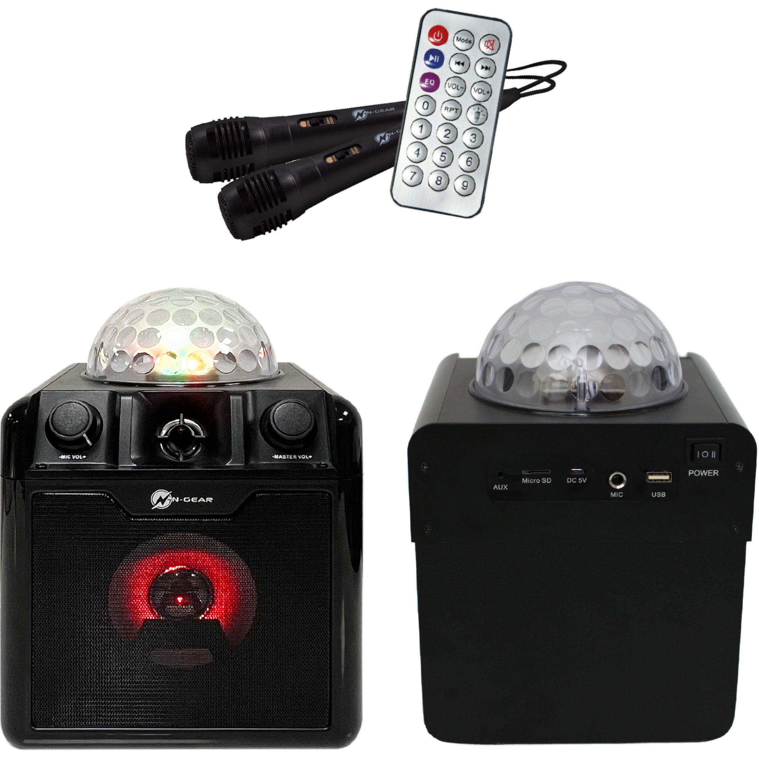 N-Gear Disco Block 410 mobiele Disco/Karaoke speaker