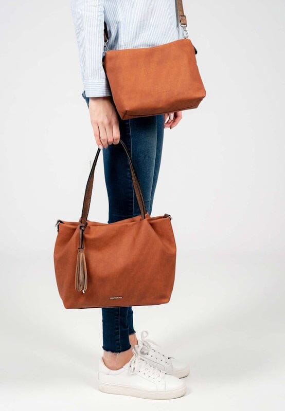 Emily & Noah Elke Bag in Bag Shopper M Cognac