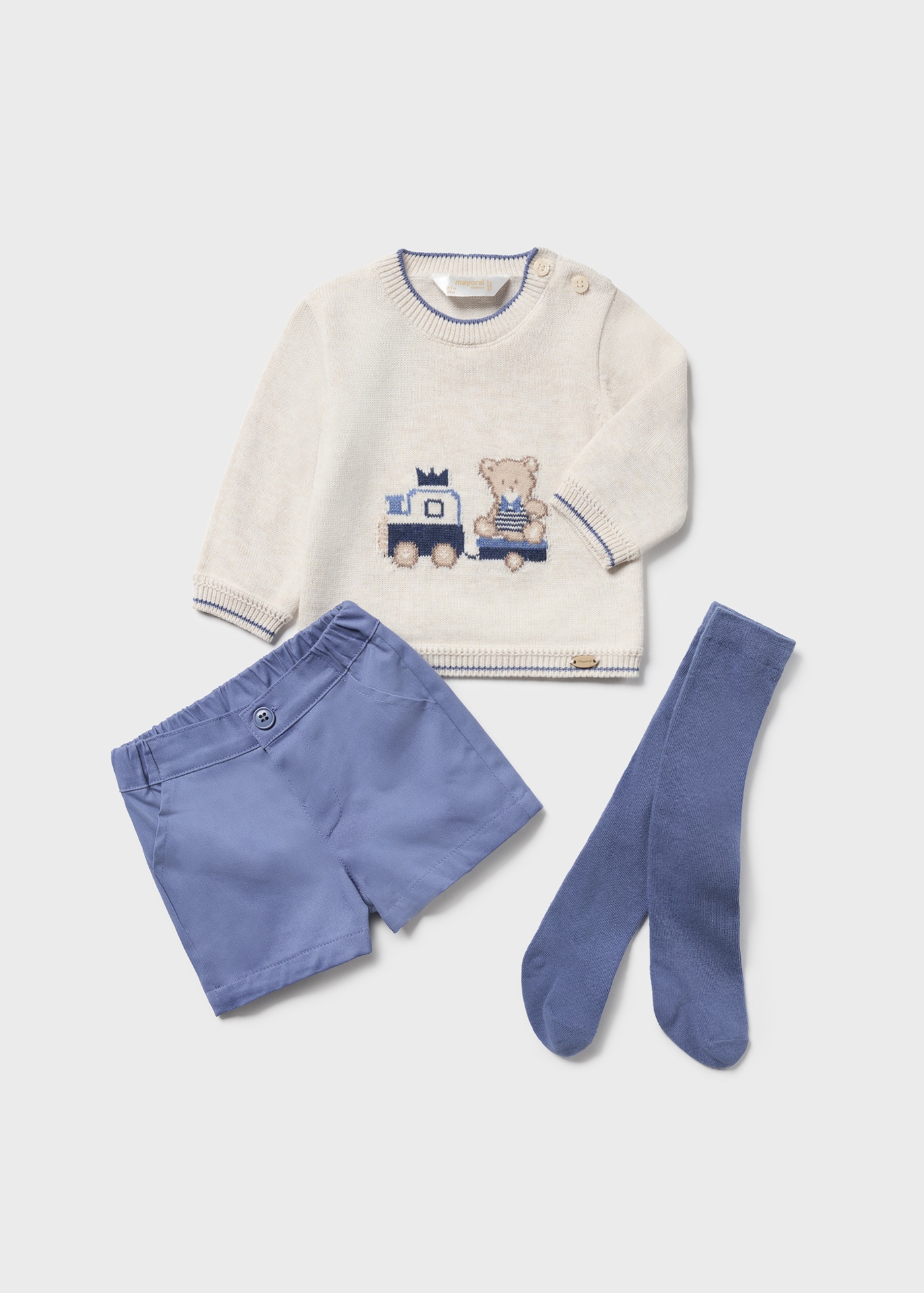 Conjunto de 3 peças Better Cotton para recém-nascidos