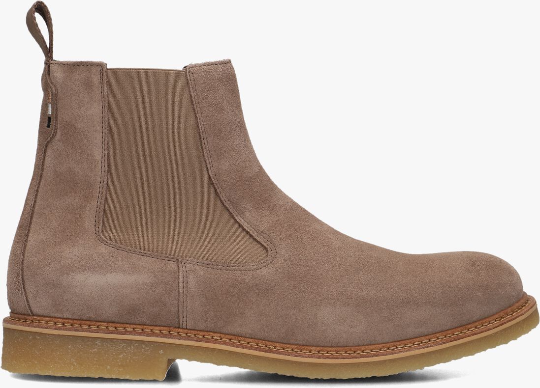 beige boss chelsea boots kope_cheb