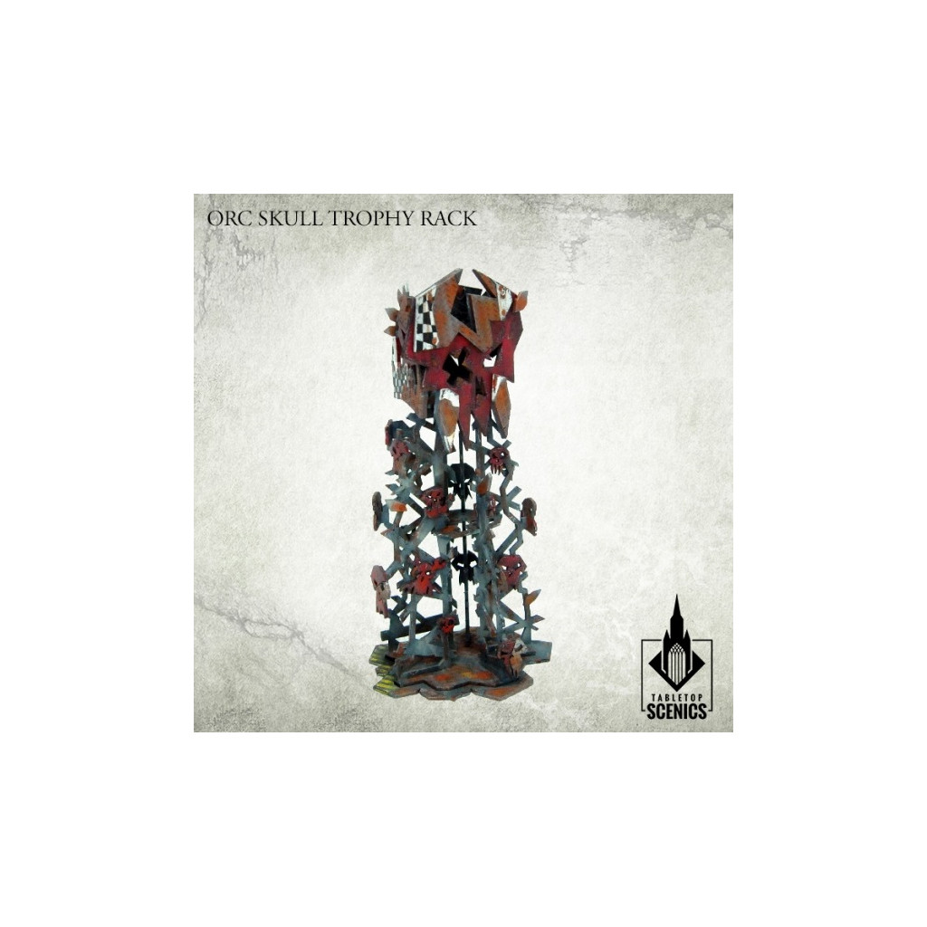 Orc Skull Trophy Rack