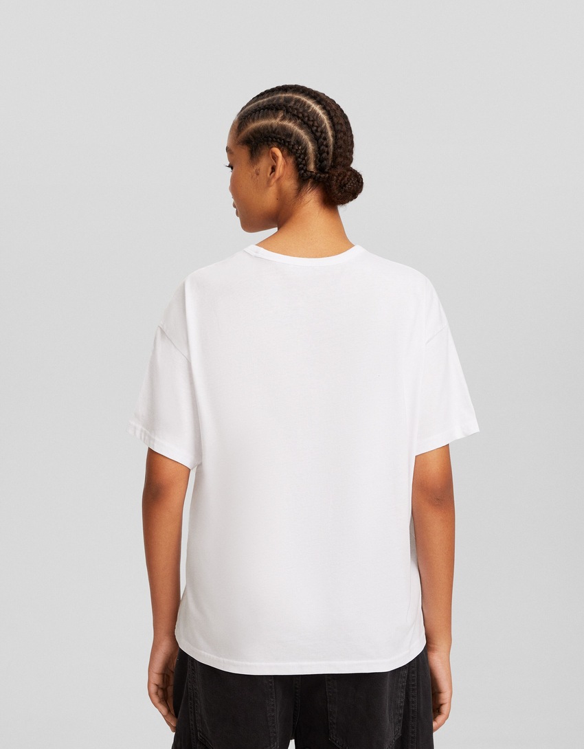 Camiseta de manga curta oversized
