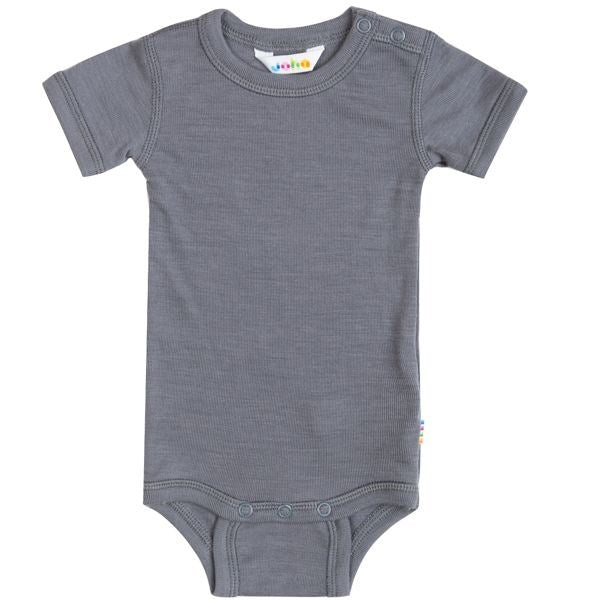 Uld/Silke Grå Body - Joha → Luksusbaby.dk