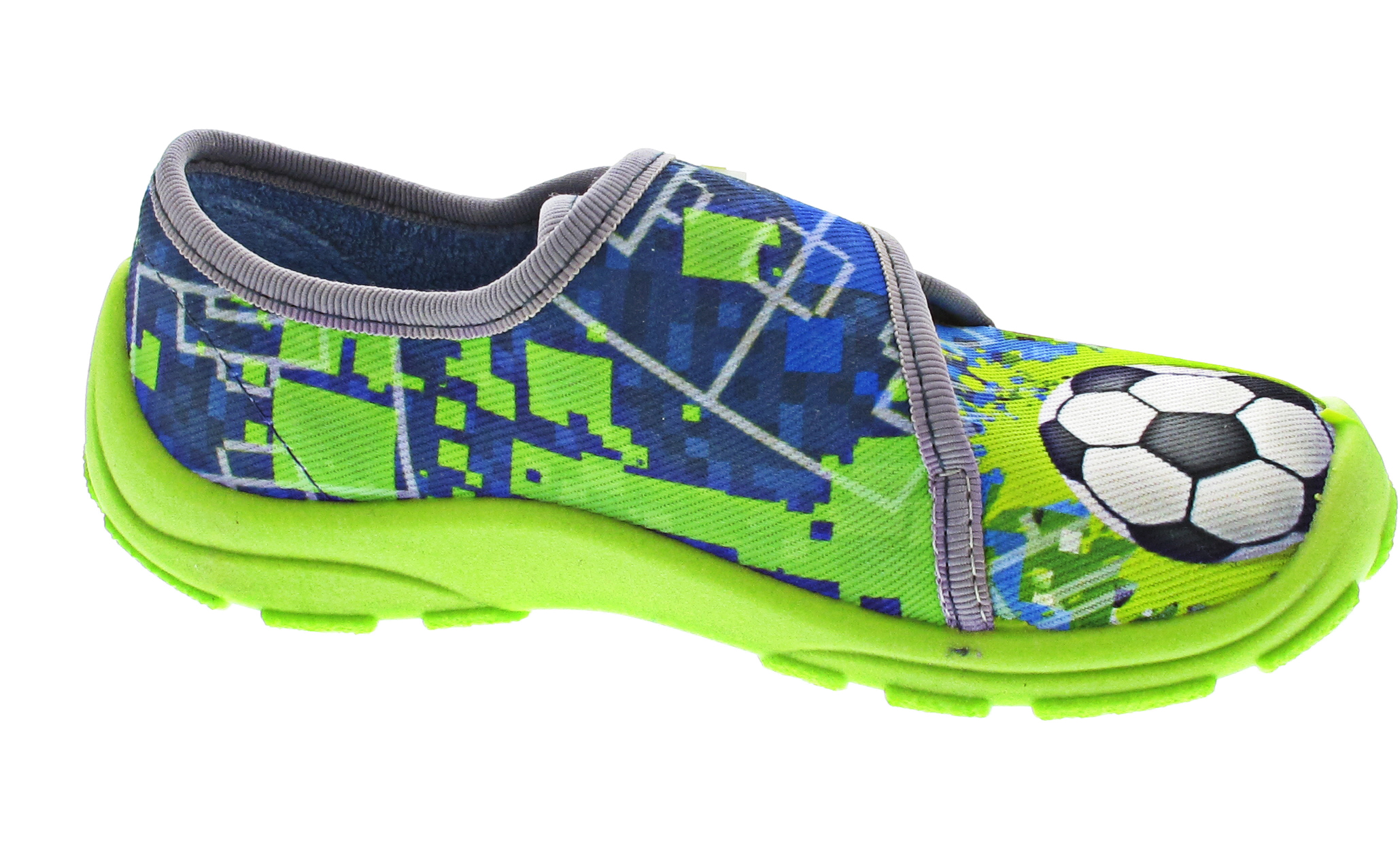 Fischer Markenschuhe Hausschuh grün