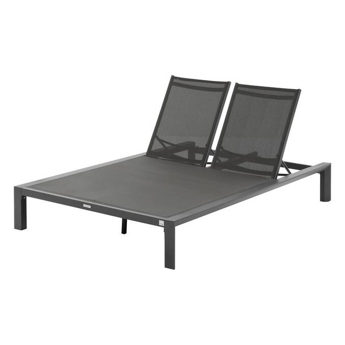 Lit de piscine double ÉVASION Anthracite & Graphite