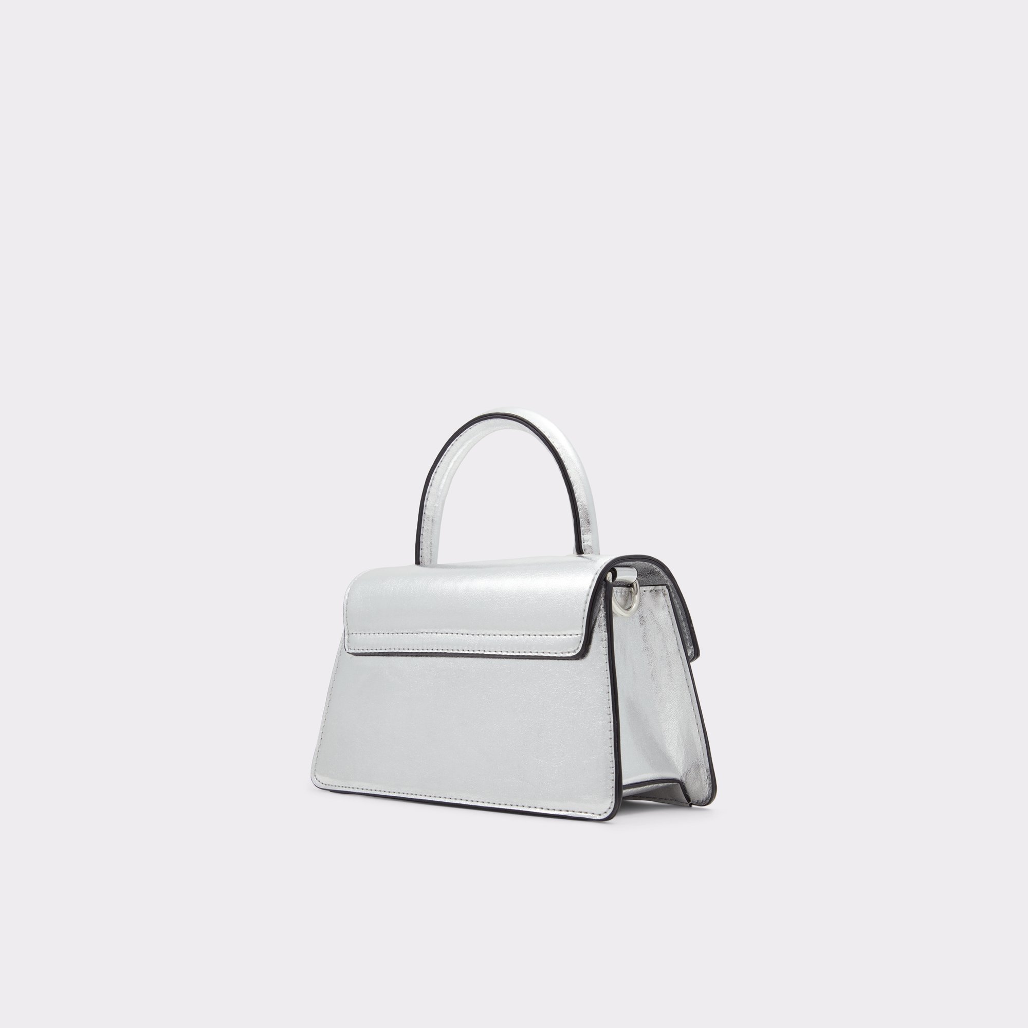 Ebadanten Silver Women Top Handle Bags