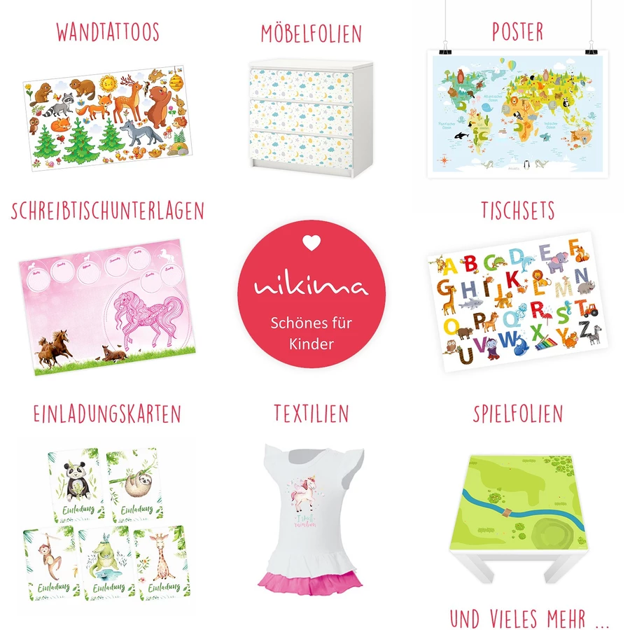 Nikima Wandtattoo 129-3 Sterne-Set gelb 60 Stück gelb