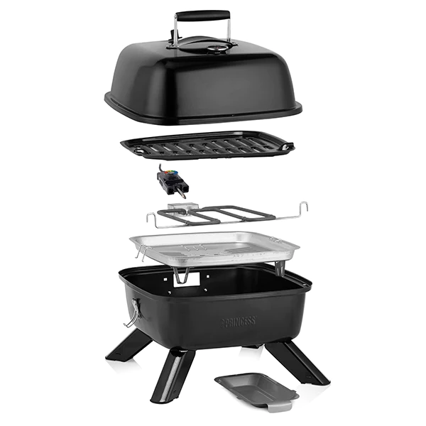 Barbecue hybride portable 2000 W 01.112256.01.001 Princess