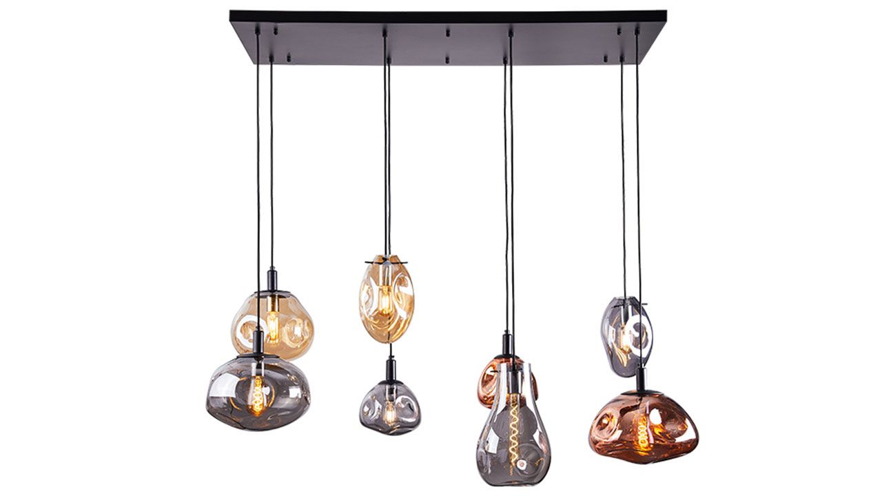 Hanglamp 8-lichts Air Melt B120 x D55 cm