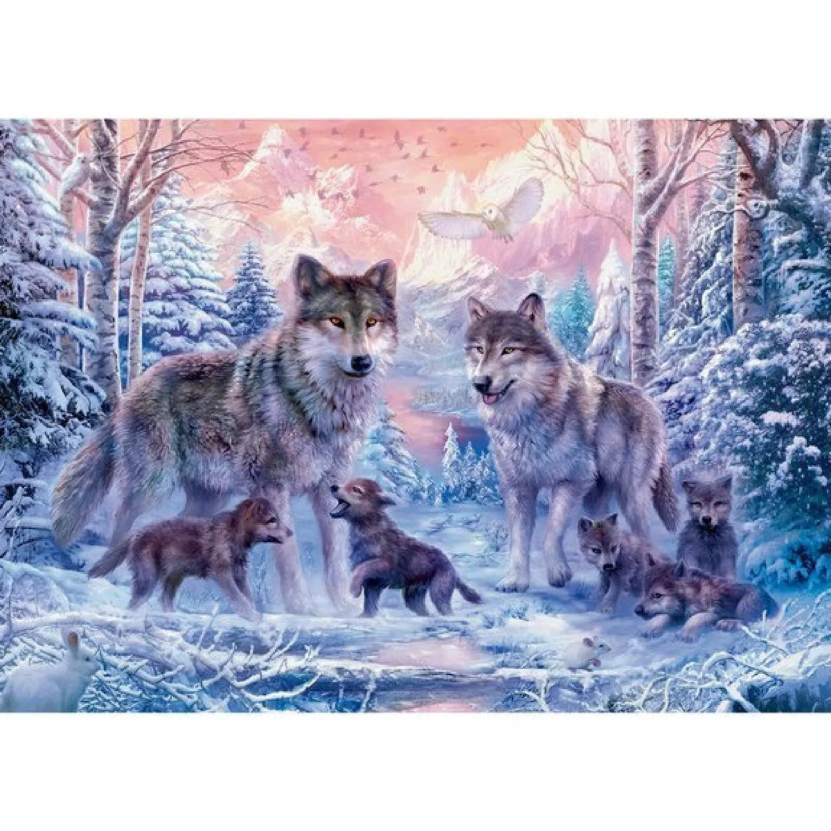 Ravensburger Loups arctiques - 1000 pièces