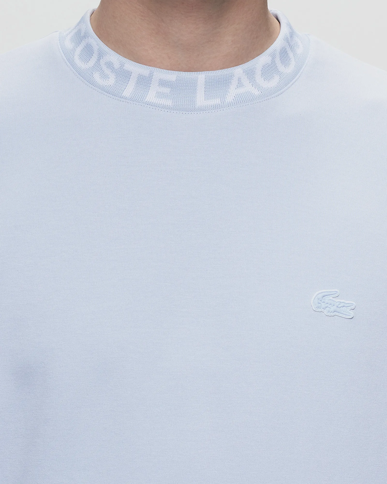 Lacoste LOGO JACQUARD COLLAR DOUBLE FACE SWEATSHIRT
