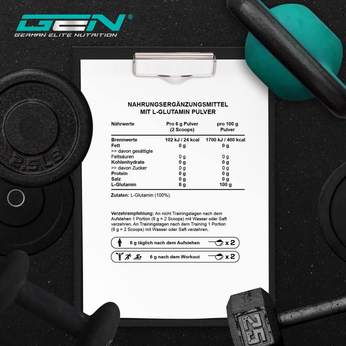 GEN L-Glutamin Pulver