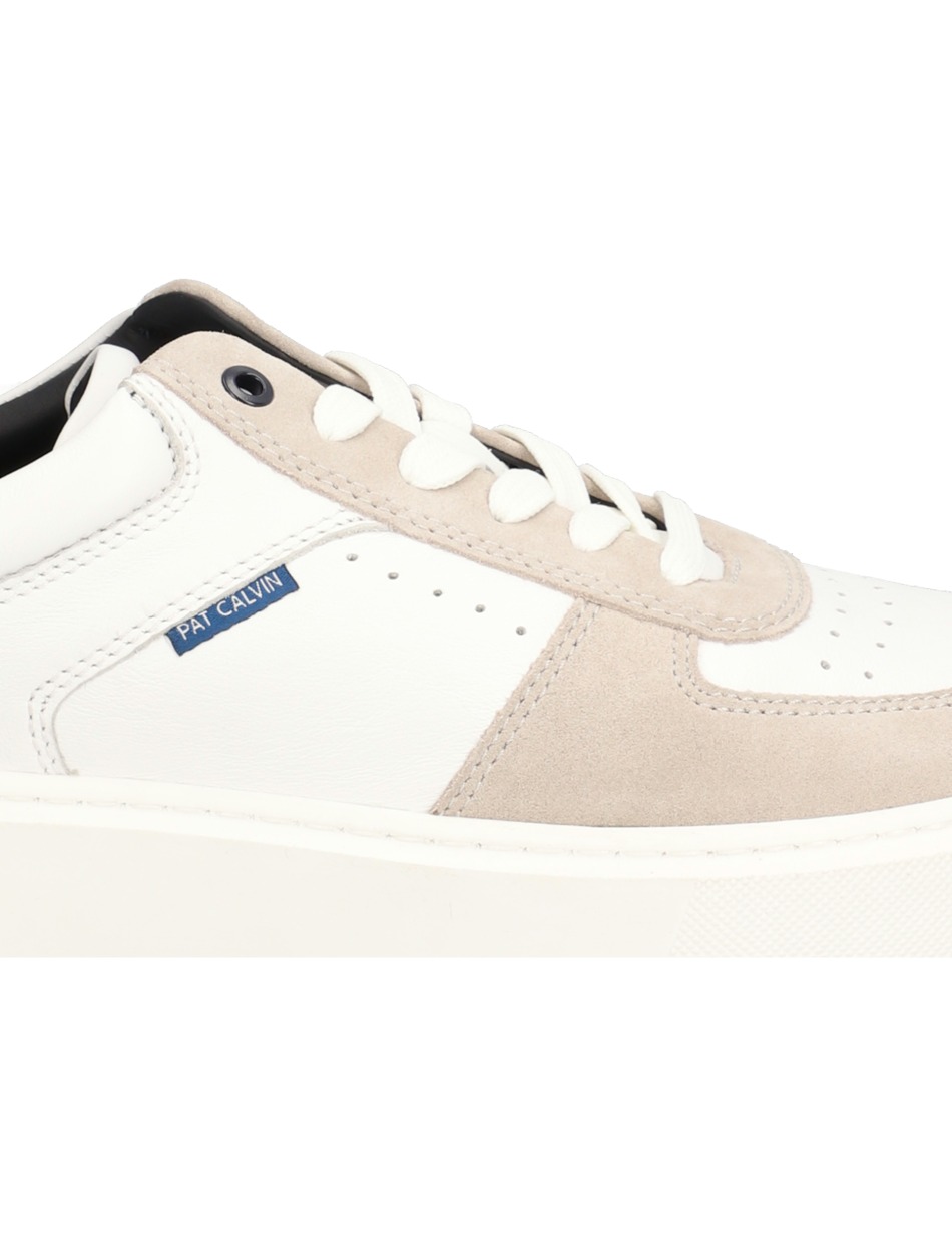 Lederkombination Sneaker