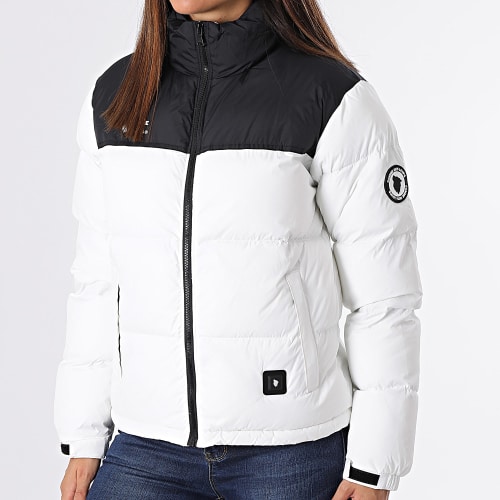 Doudoune Capuche Chauffante Femme Val Morel Blanc