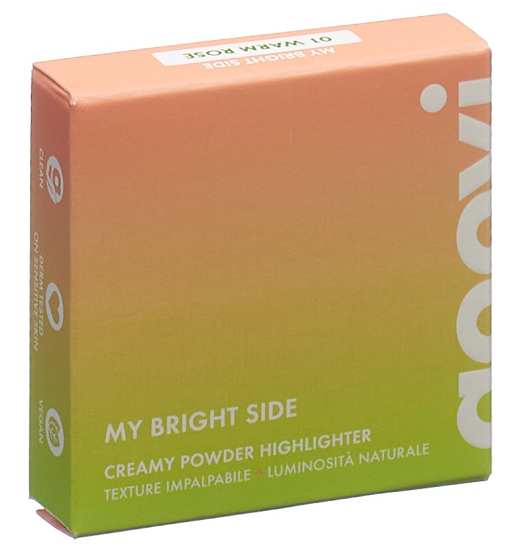Goovi HIGHLIGHTER MY BRIGHT SIDE Highlighter in Puderform 01 Warm Rose 3.5 g