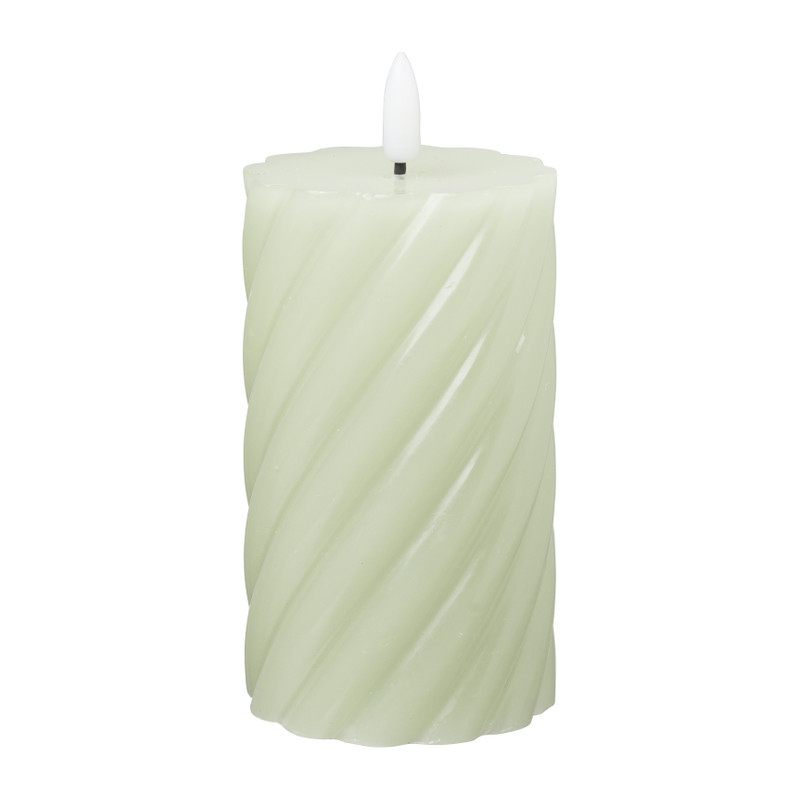 LED stompkaars groot twist - groen - ø7x12 cm