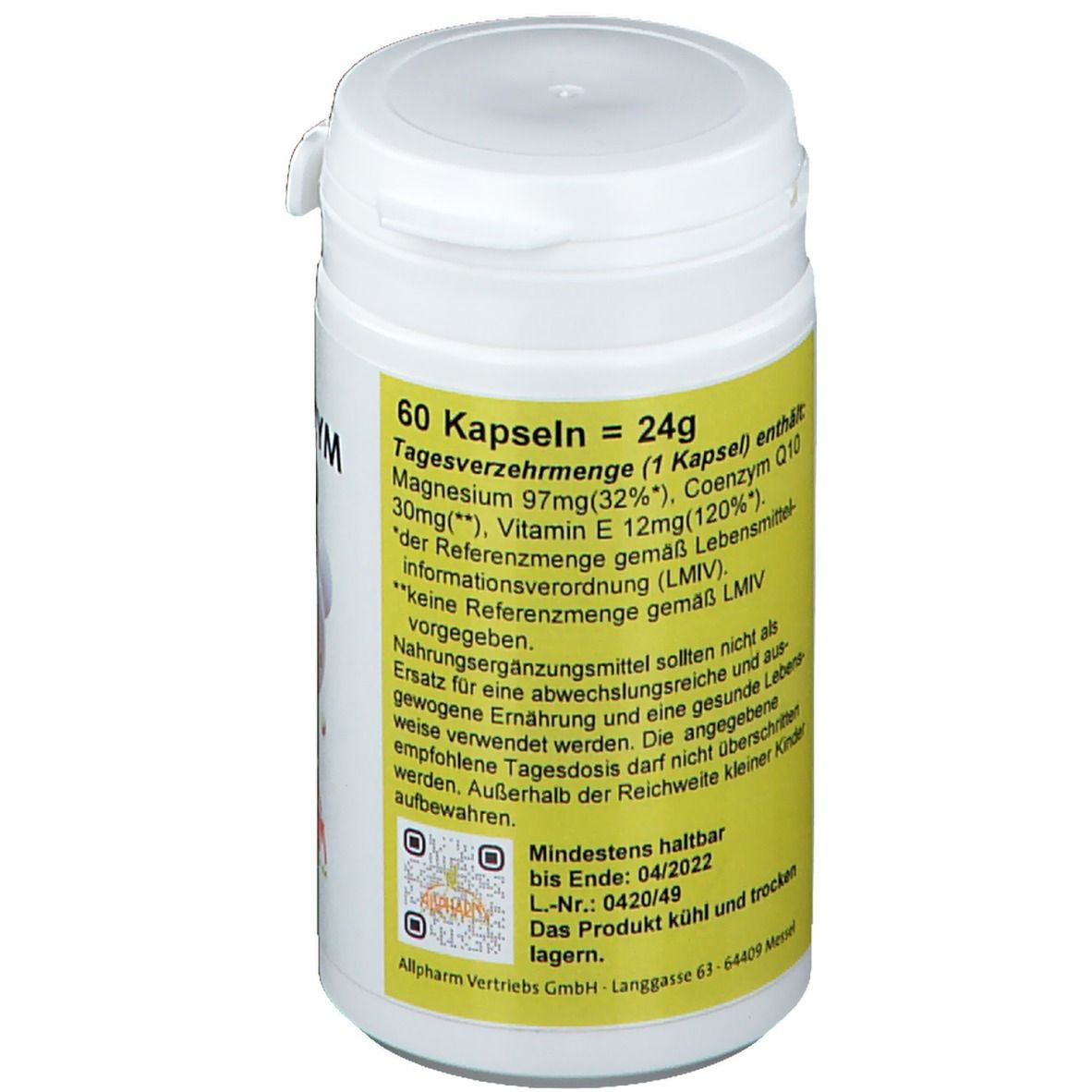 COENZYM Q10 m. Vitamin E Kapseln