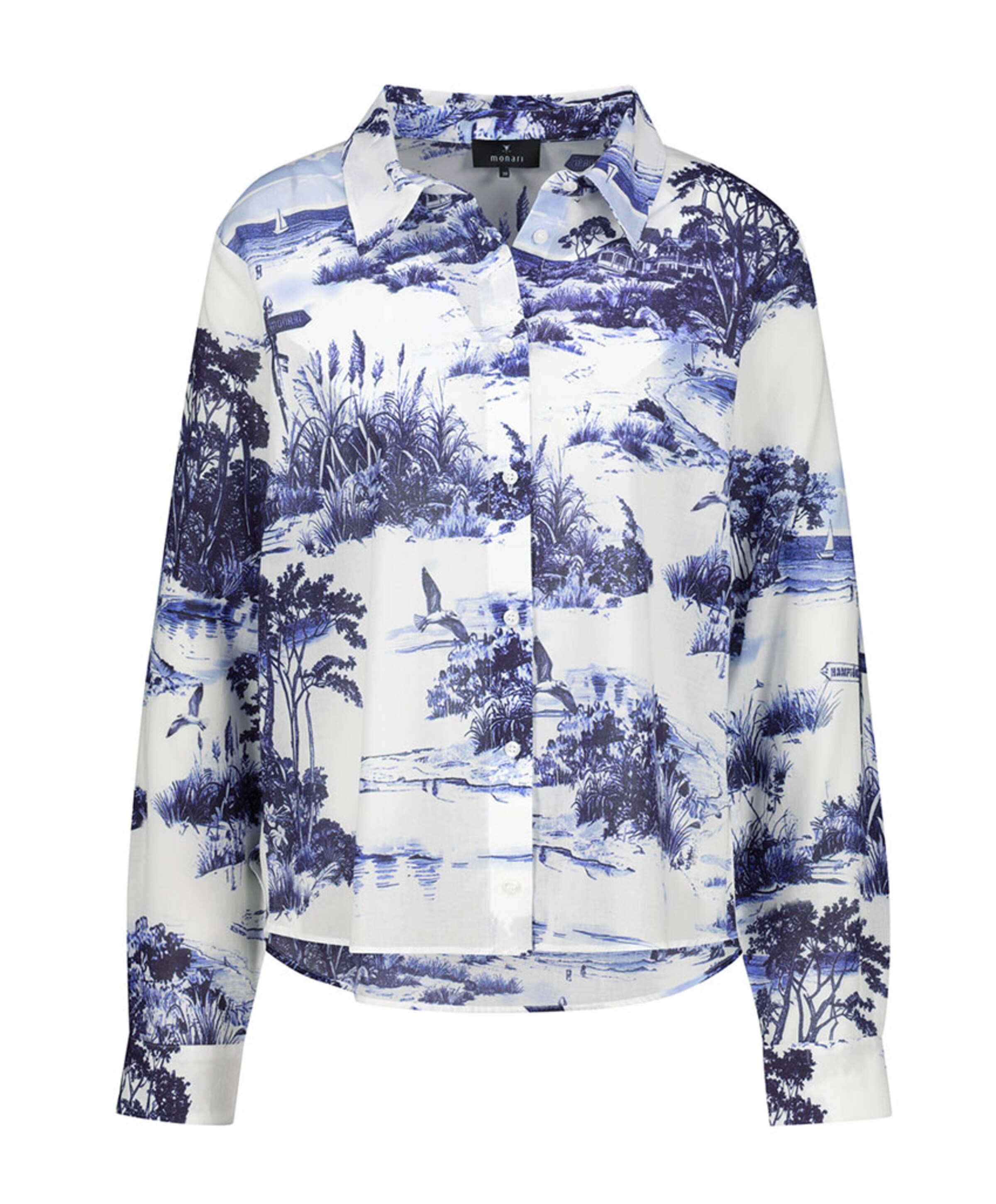 Monari Dames blouse blauw