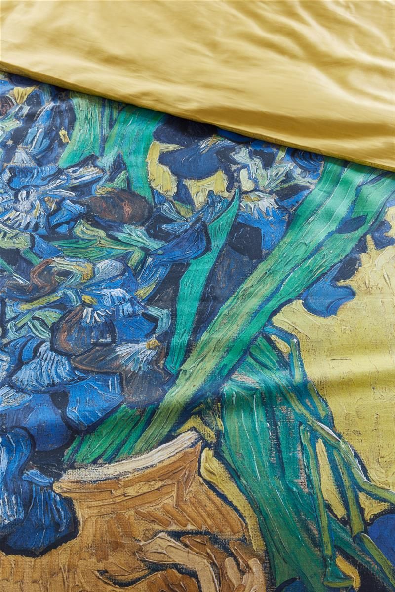 Bettwäsche Satin IRISES 135x200 cm, mit 1 Kissen