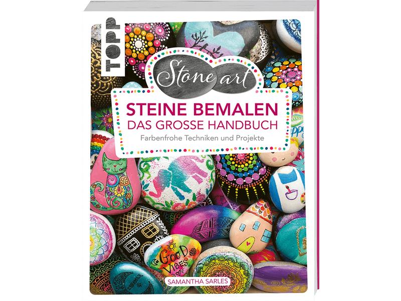 Frechverlag Handbuch StoneArt: Steine bemalen 160 Seiten Ratgeber für Steine bemalen