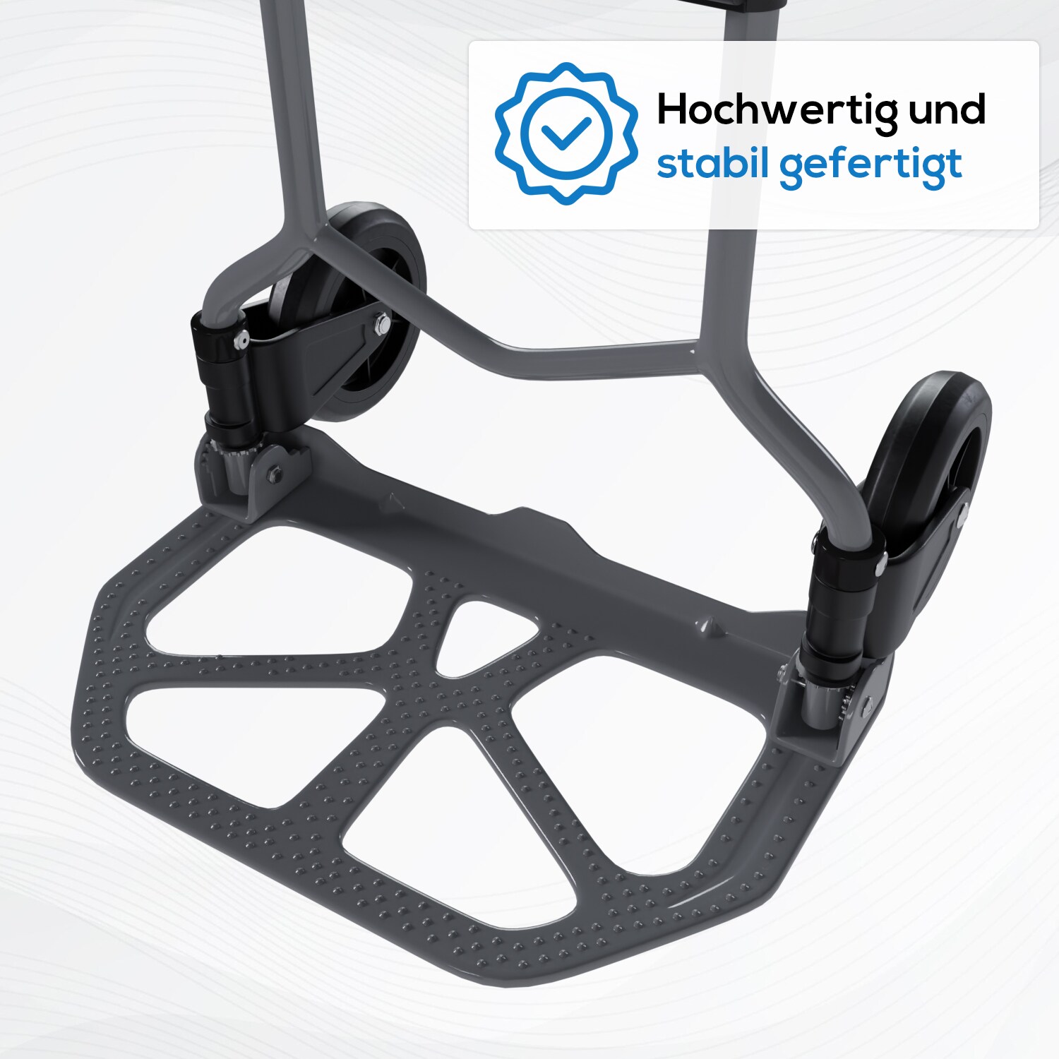 TroniTechnik® Sackkarre SK-02 Handkarre klappbar, Transportkarre bis 60kg, Klappwagen aus Metall - Transportwagen