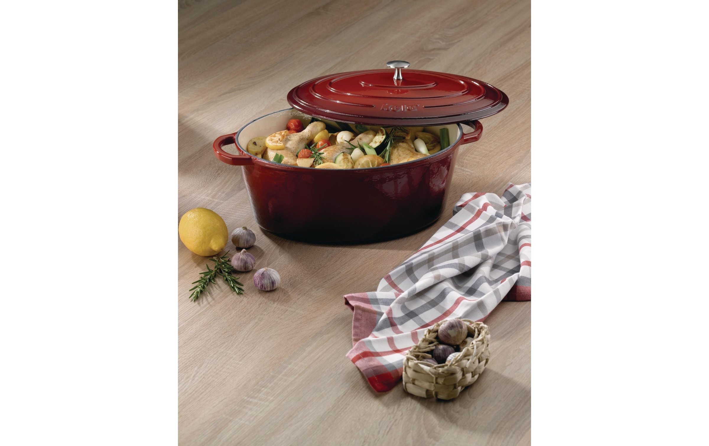 kela Bratentopf »Calido 36 cm« Gusseisen