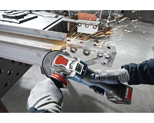 Accu haakse slijper met X-LOCK Bosch Professional GWX 18V-10 PSC, zonder accu en lader