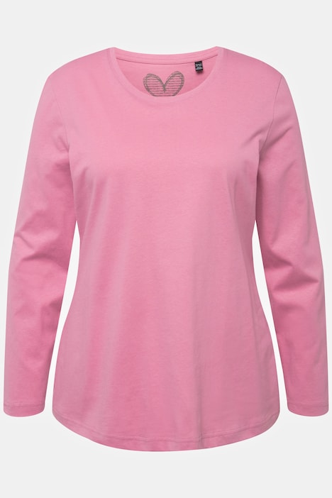 Shirt, Slim, Rundhalsausschnitt, Langarm
