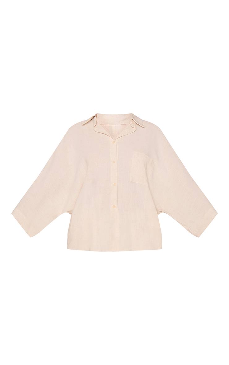 Amande Ensemble Chemise Oversize En Lin Coordonné