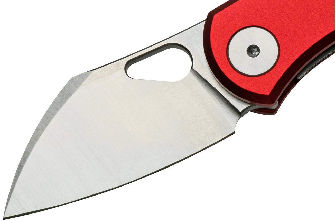 GiantMouse ACE Nibbler Red Aluminum, N690 zakmes, Ansø en Voxnaes design