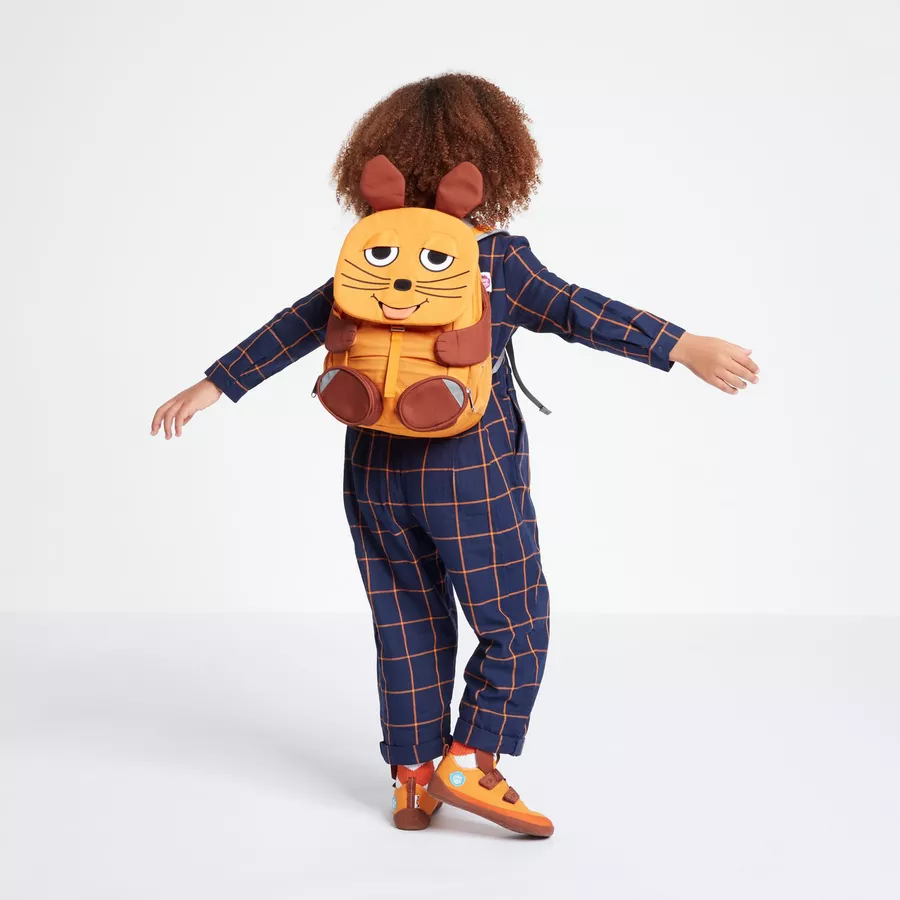 Affenzahn Große Freunde - Kinderrucksack: WDR Maus, orange