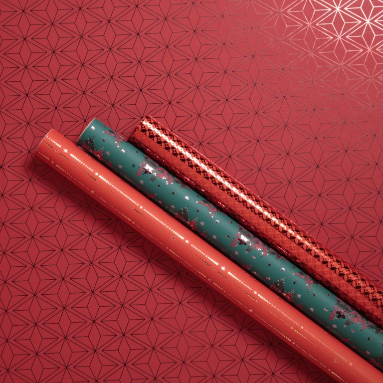 Clairefontaine Geschenkpapier Rolle Weihnachten