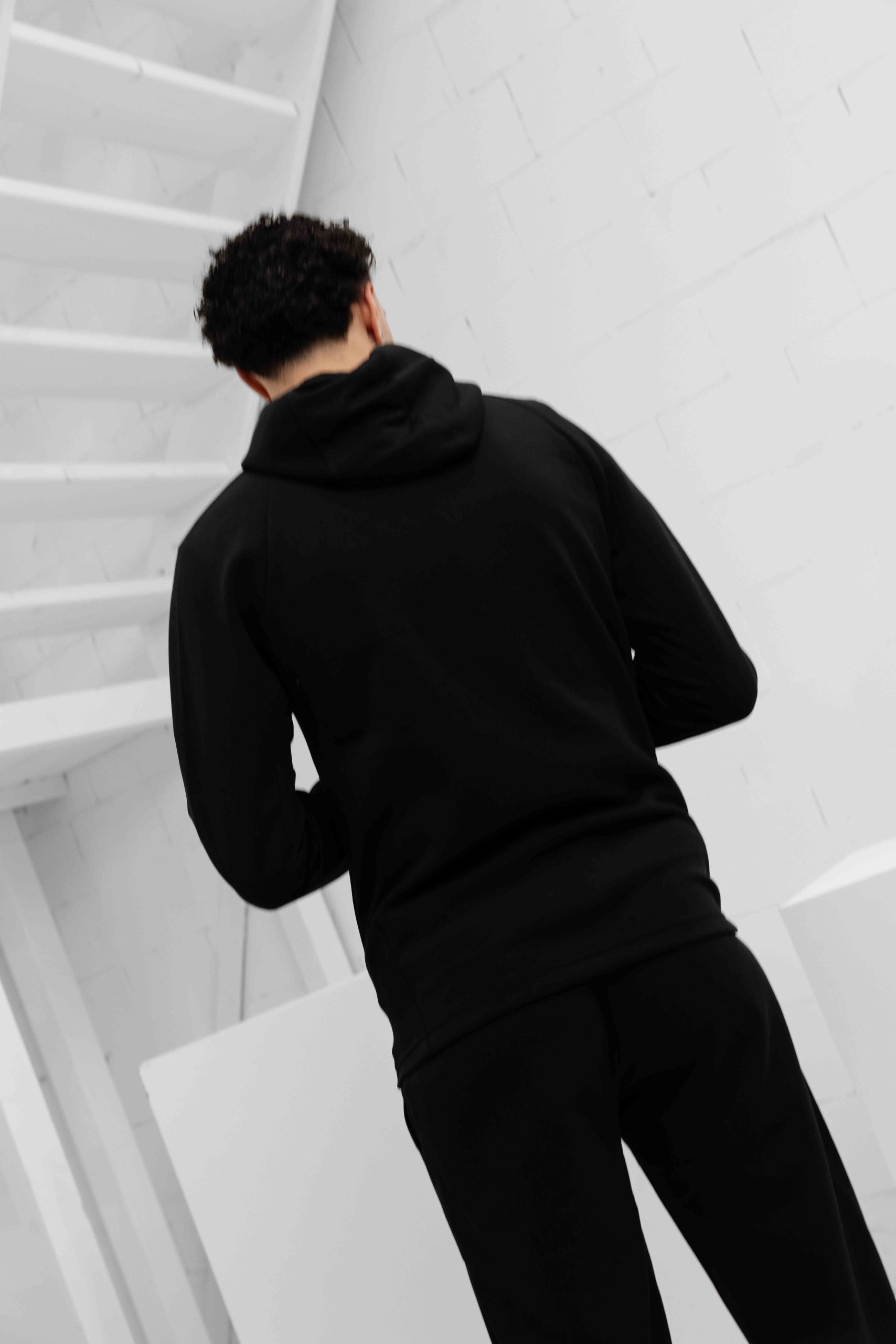 Lacoste Sport Hooded Trainingspak Heren Zwart