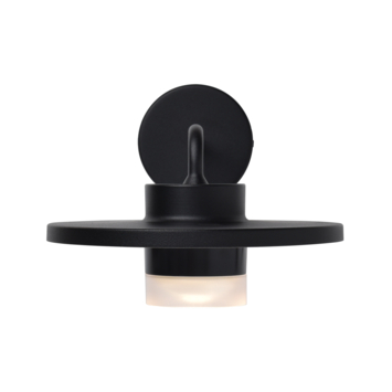 LUTEC wandlamp Plato zwart 7W 1000 lumen