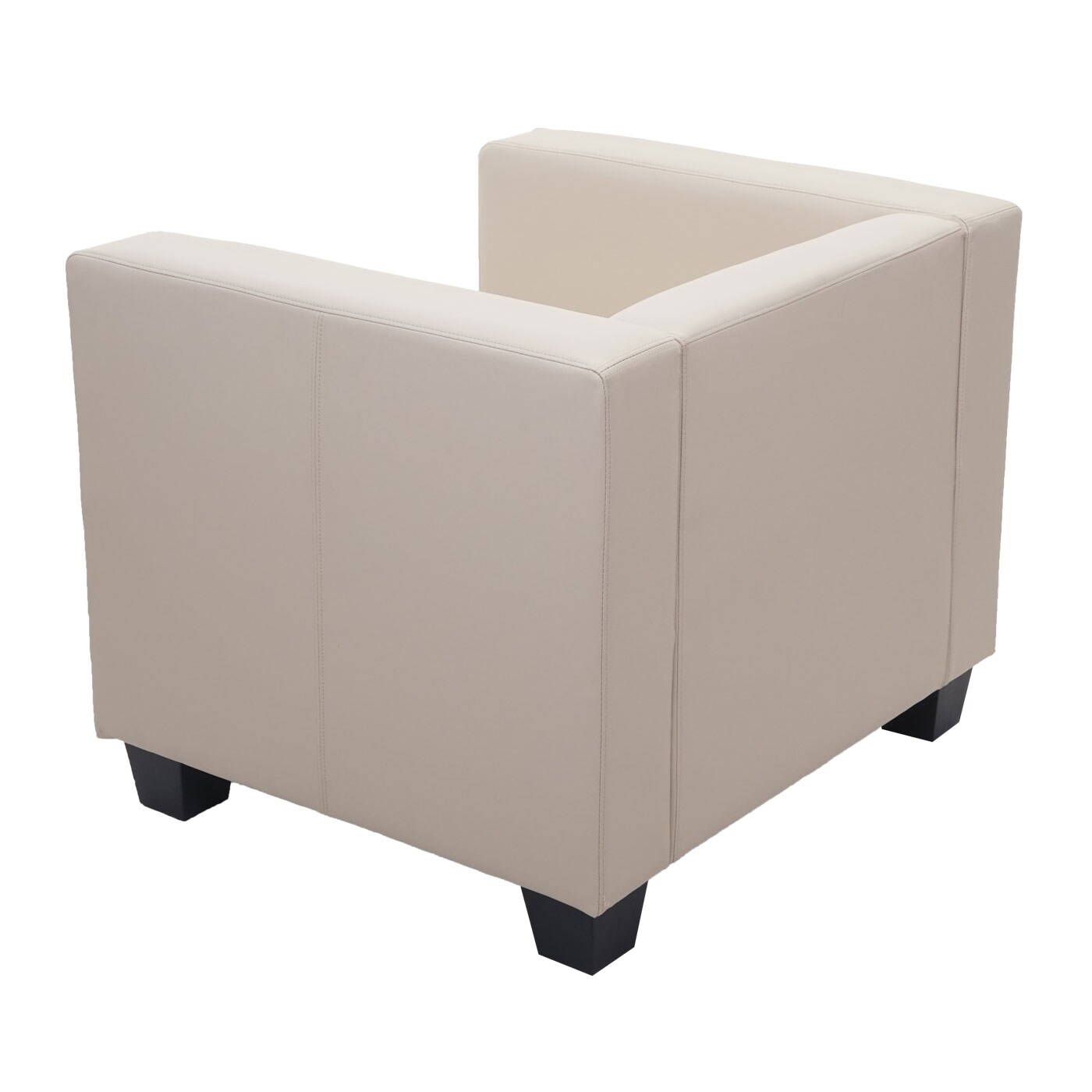 Sessel Lille ~ Leder, creme