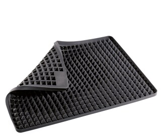 KÜCHENPROFI Backofenmatte PYRAMIDE 40x30 cm schwarz
