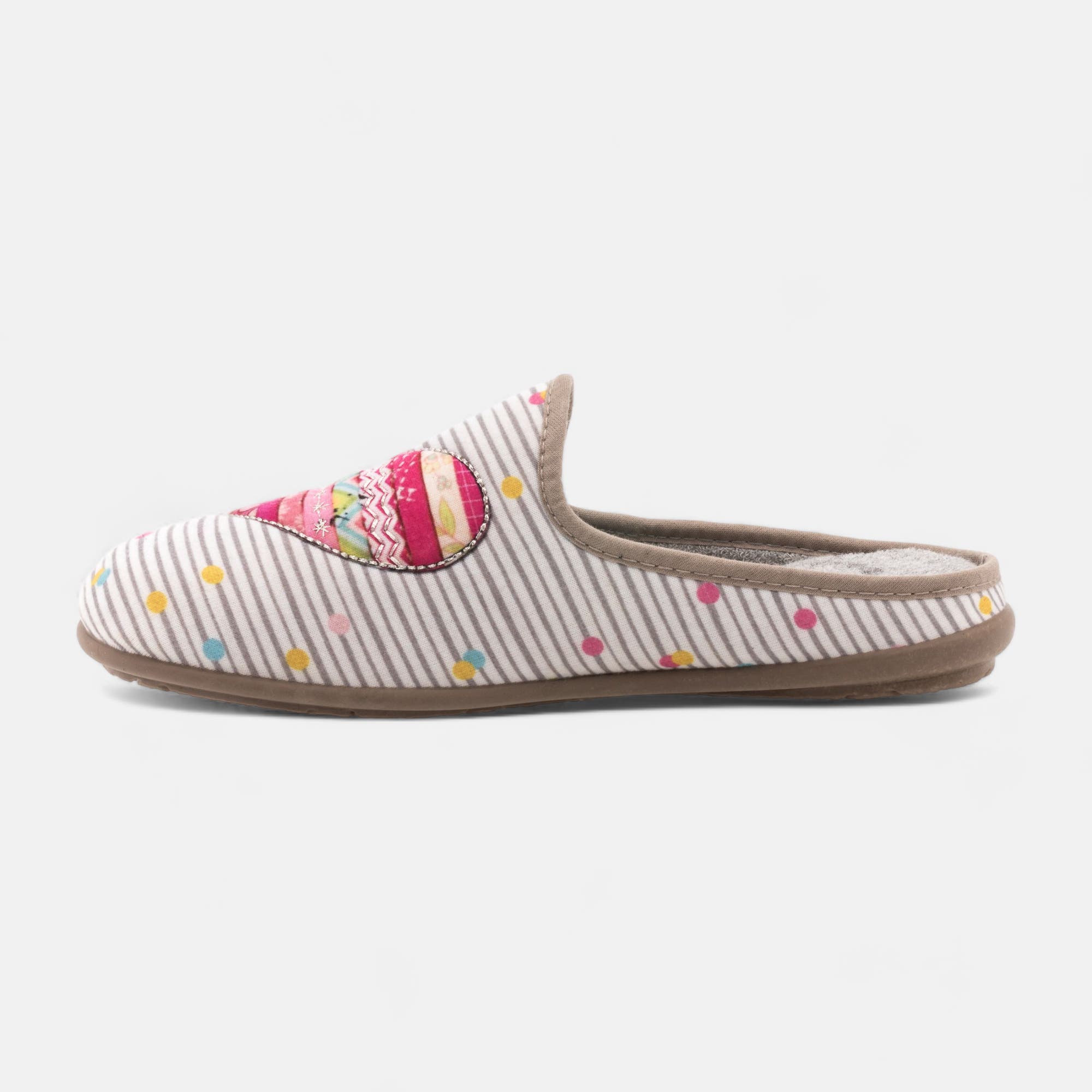 Pantoufles mules Femme multicolore