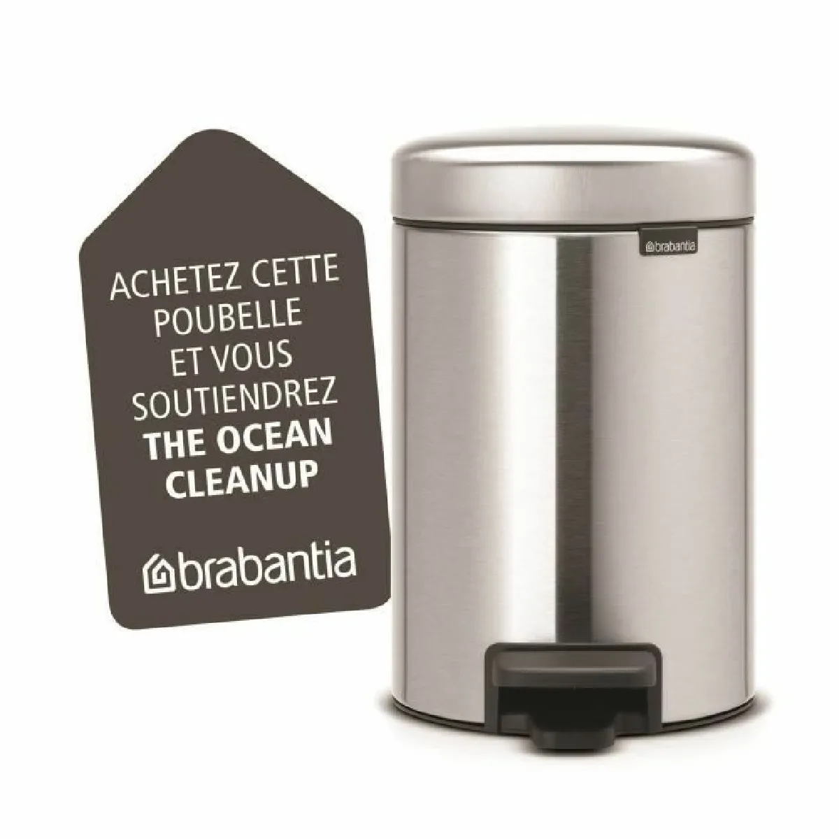 Brabantia Newicon 3L acier mat