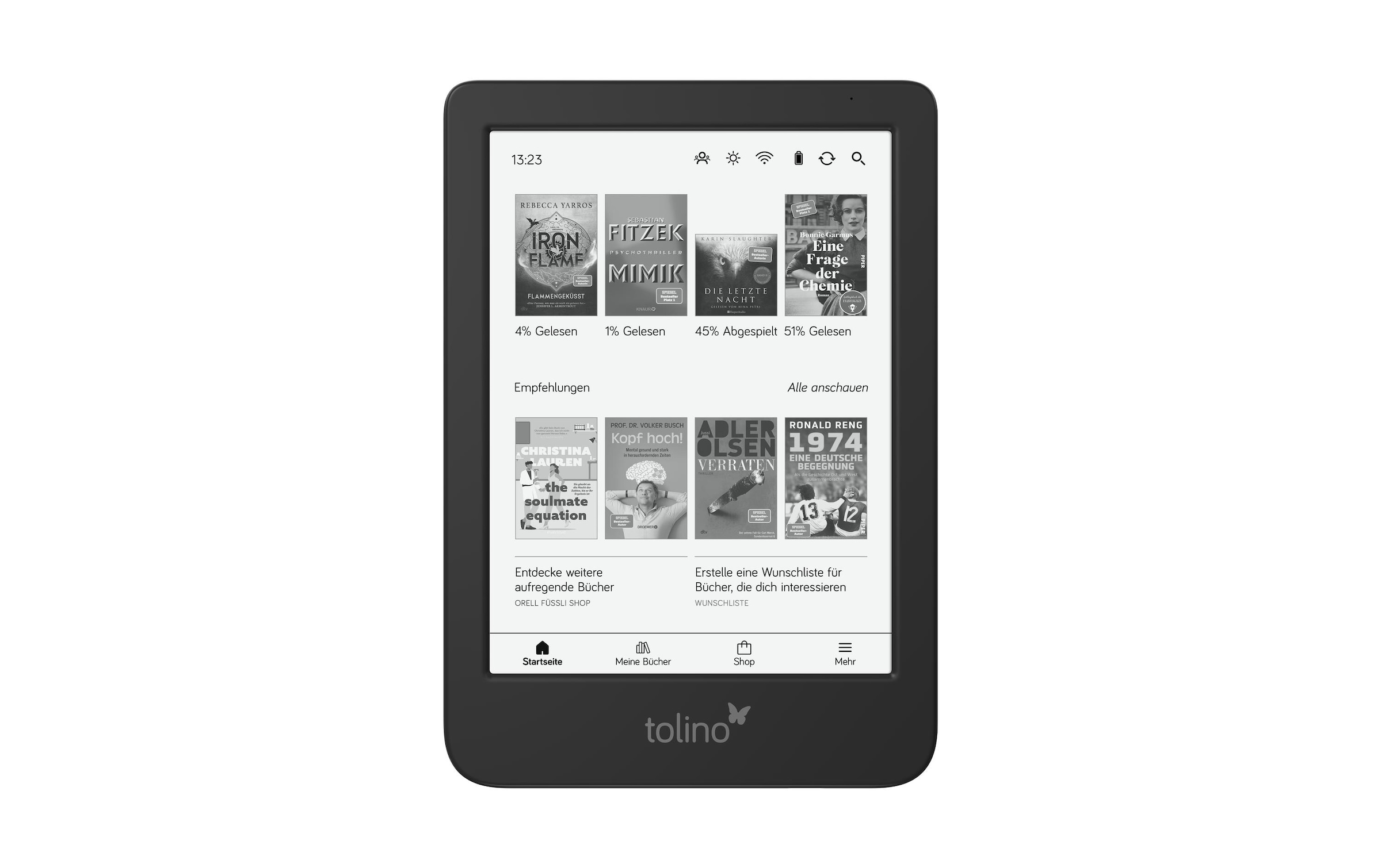 Tolino E-Book »Tolino shine« (15,18 cm / 6 ″) )