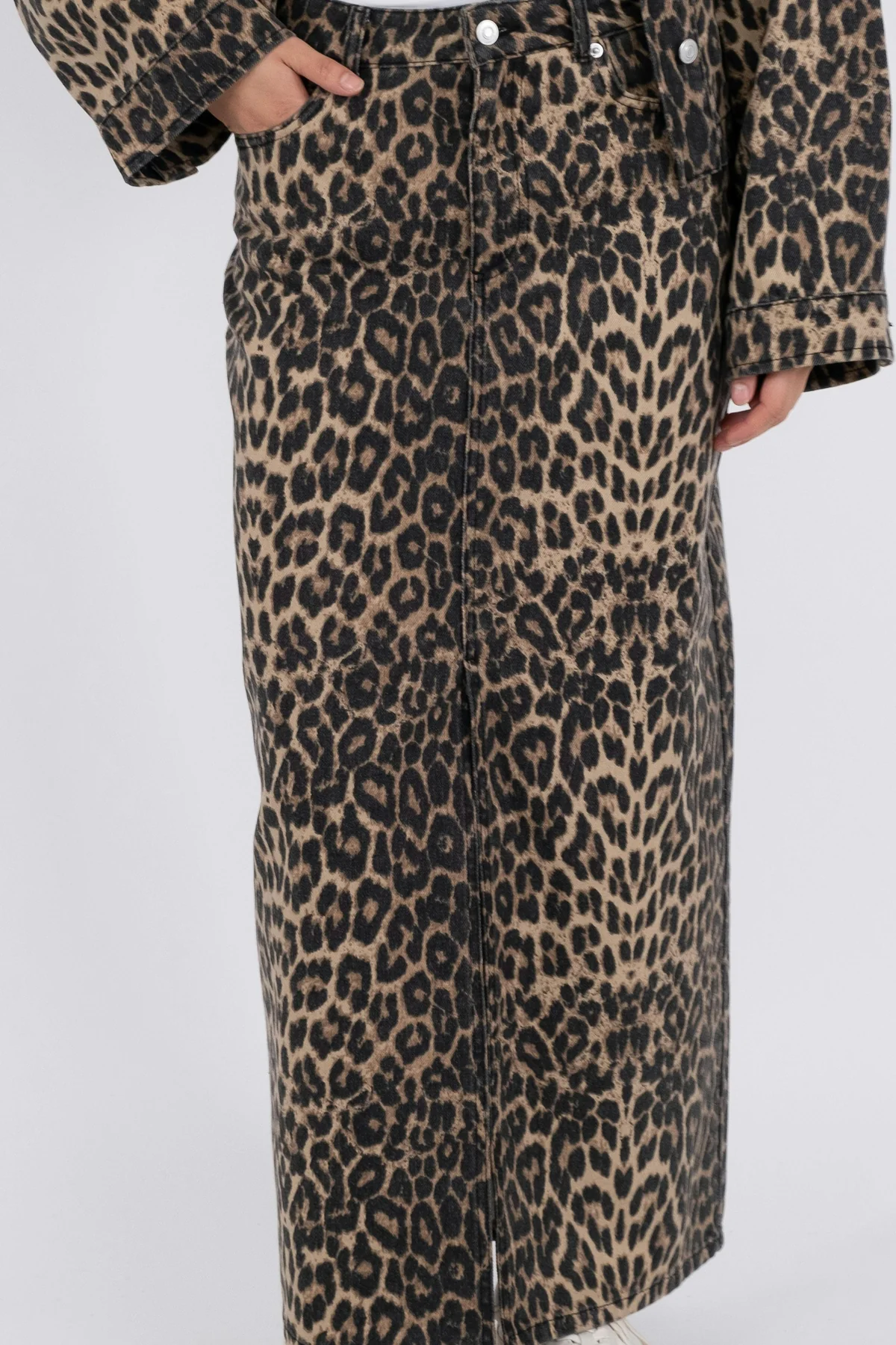 Neo Noir Frankie Leopard Skirt