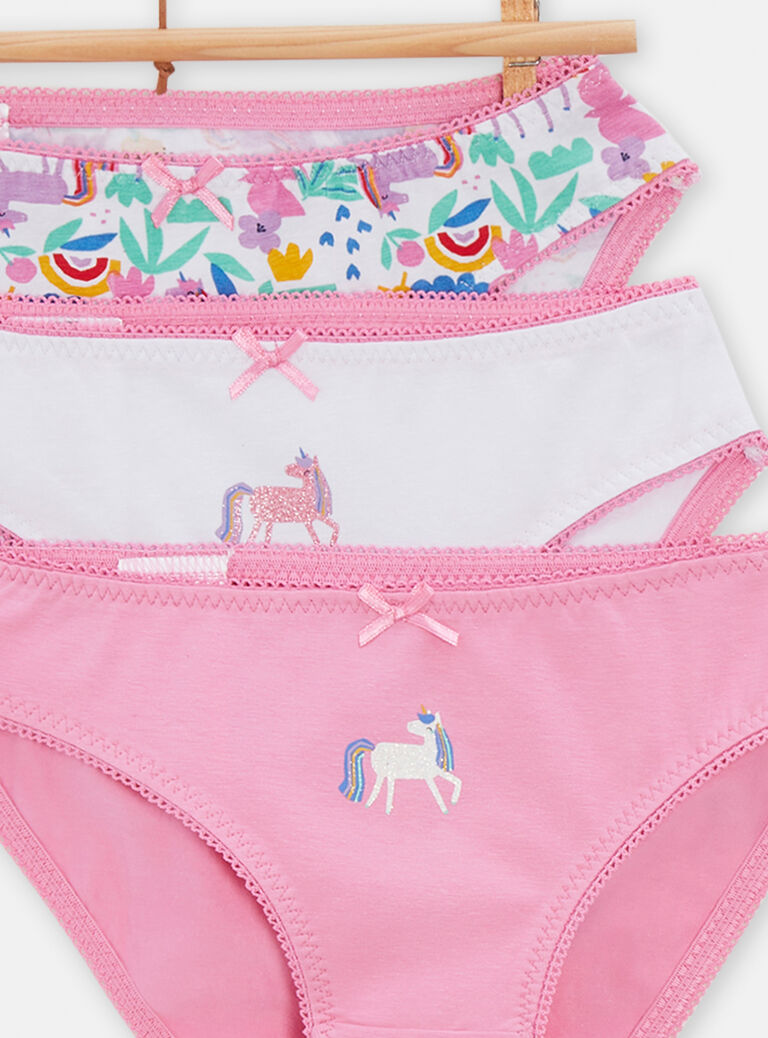 Lot de 3 culottes imprimés pour fille