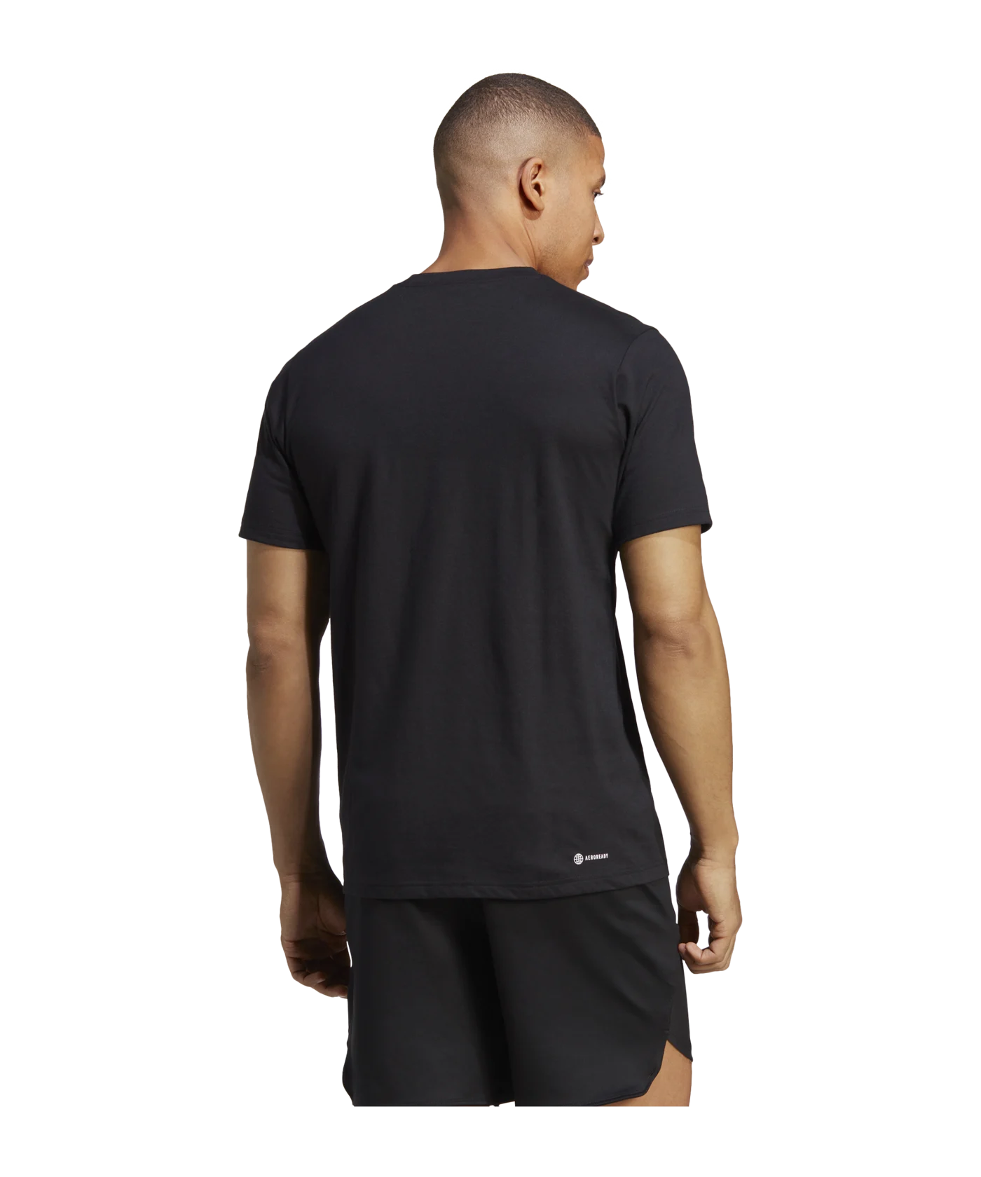 adidas Train Essentials Feelready Logo Training Tee Black