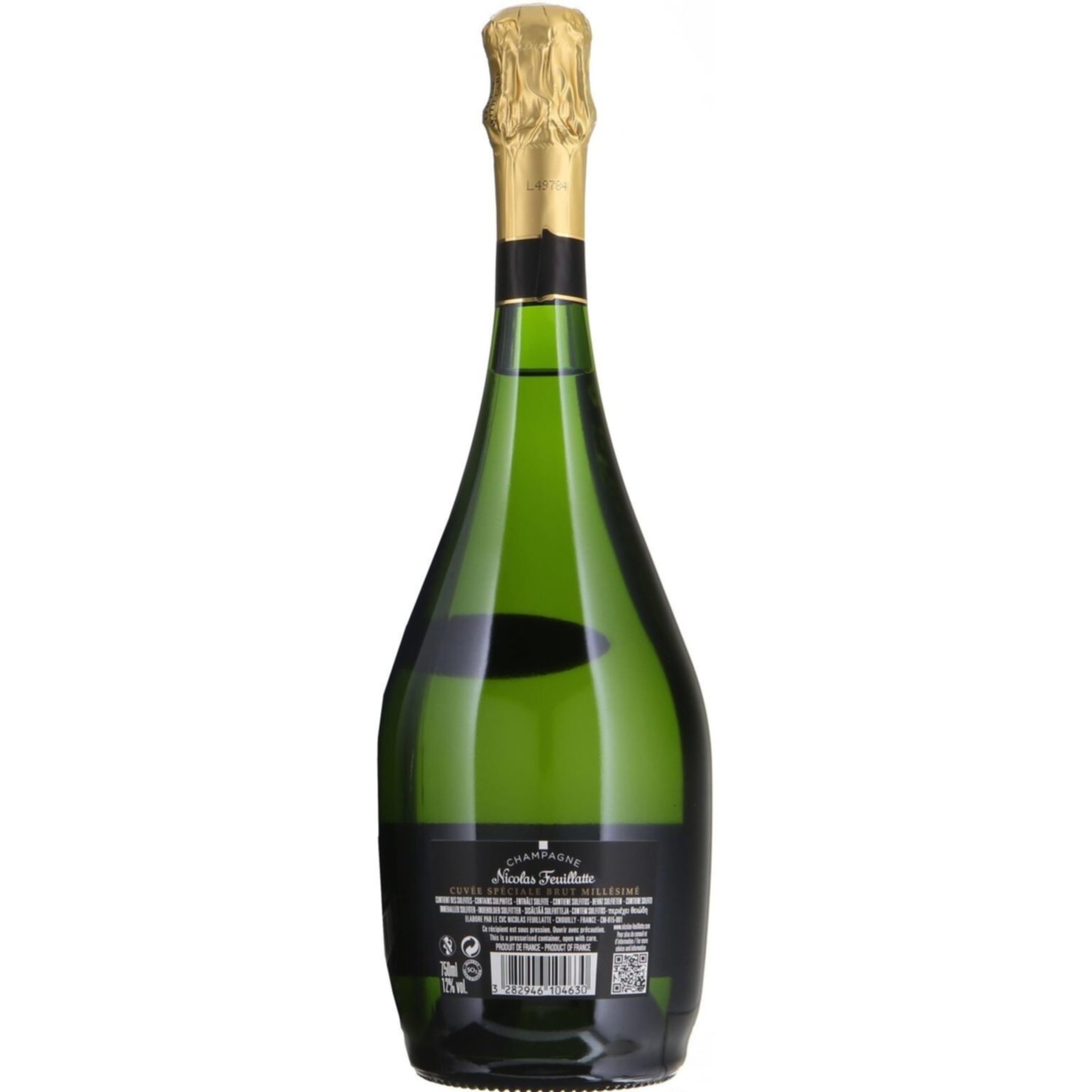 Champagne AOC millésime Cuvée Spéciale Nicolas Feuillatte -75cl