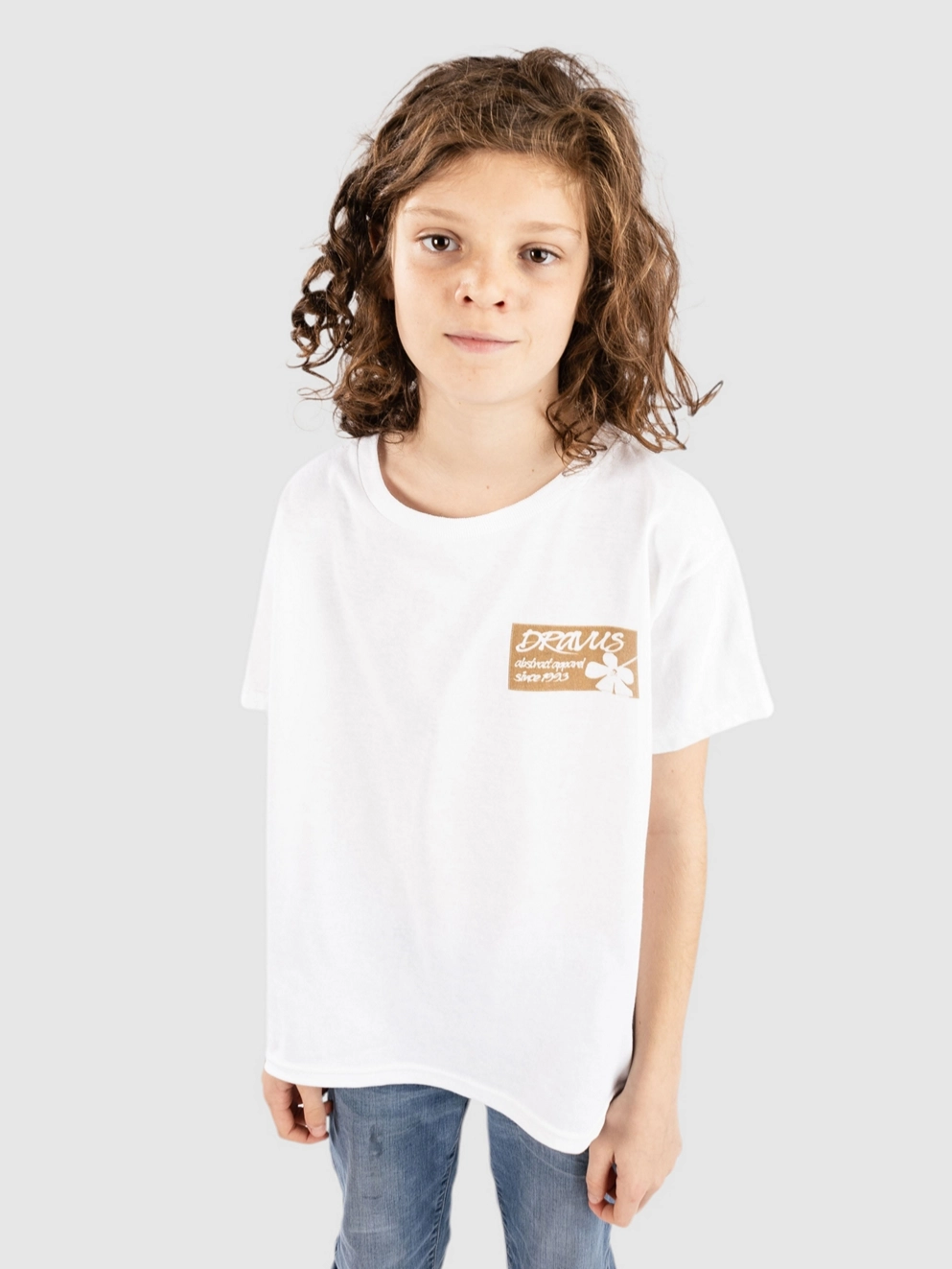 Dravus Contrast Kids T-Shirt white
