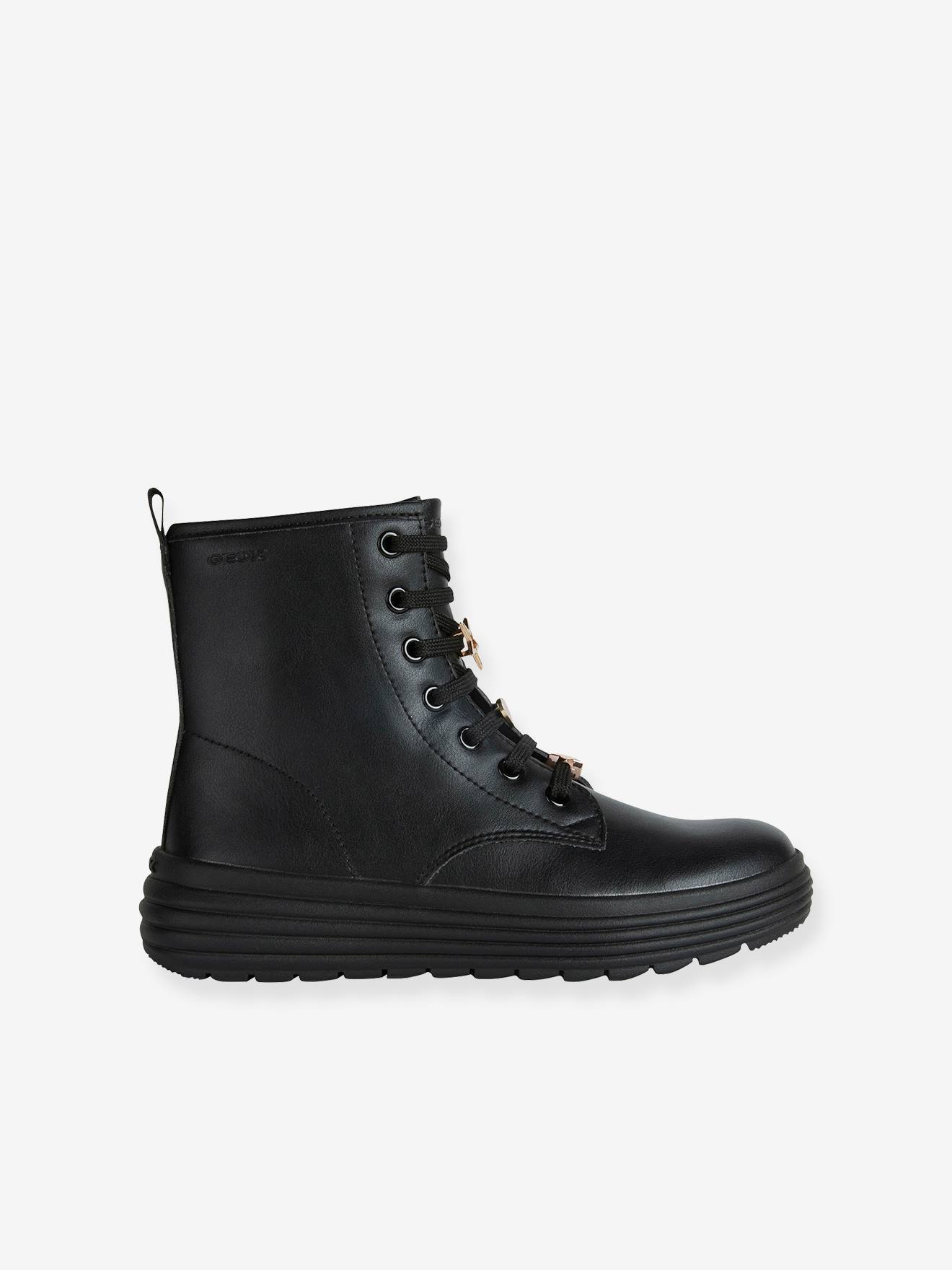 Botas de cano curto com cadarço Phaolae GEOX® pretas