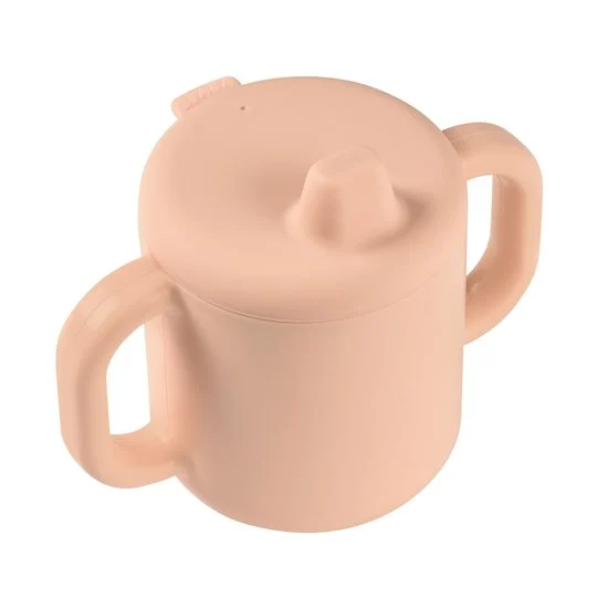 Tasse d'apprentissage en silicone   Pink        8 mois +   de               Béaba