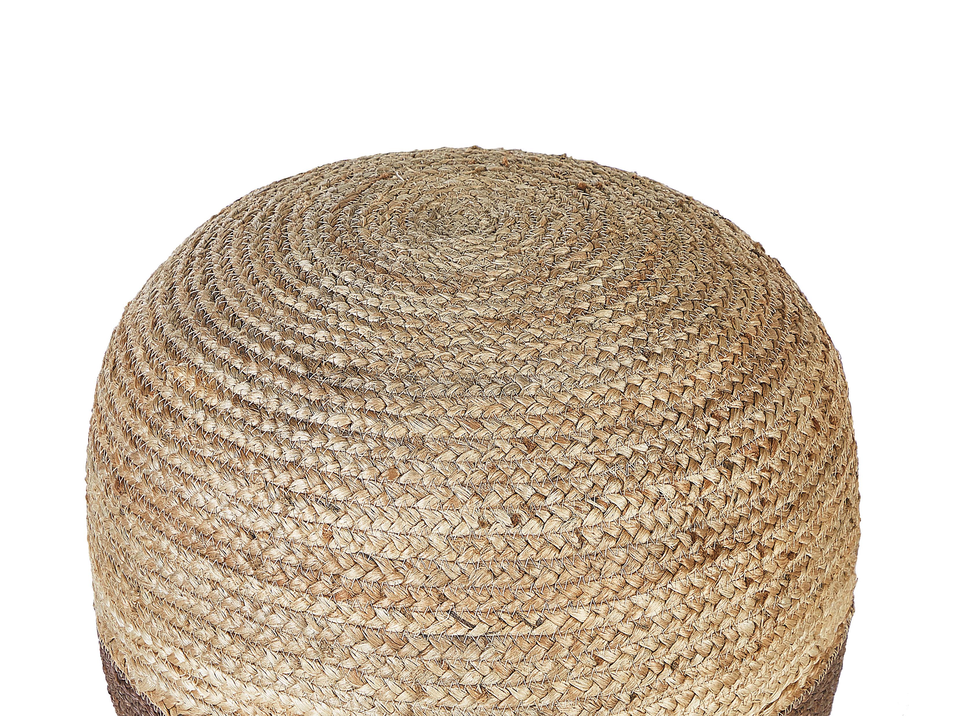 Poef DUKI Jute Bruin