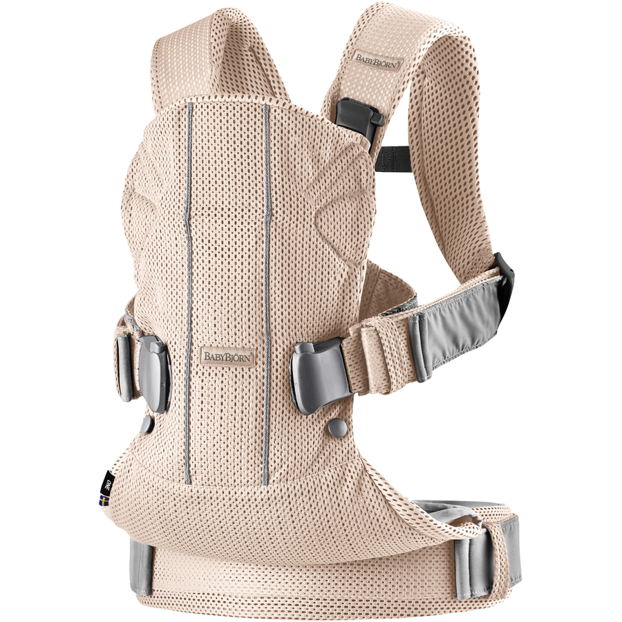 BABYBJÖRN Babytrage One Air Mesh Perlmuttrosa