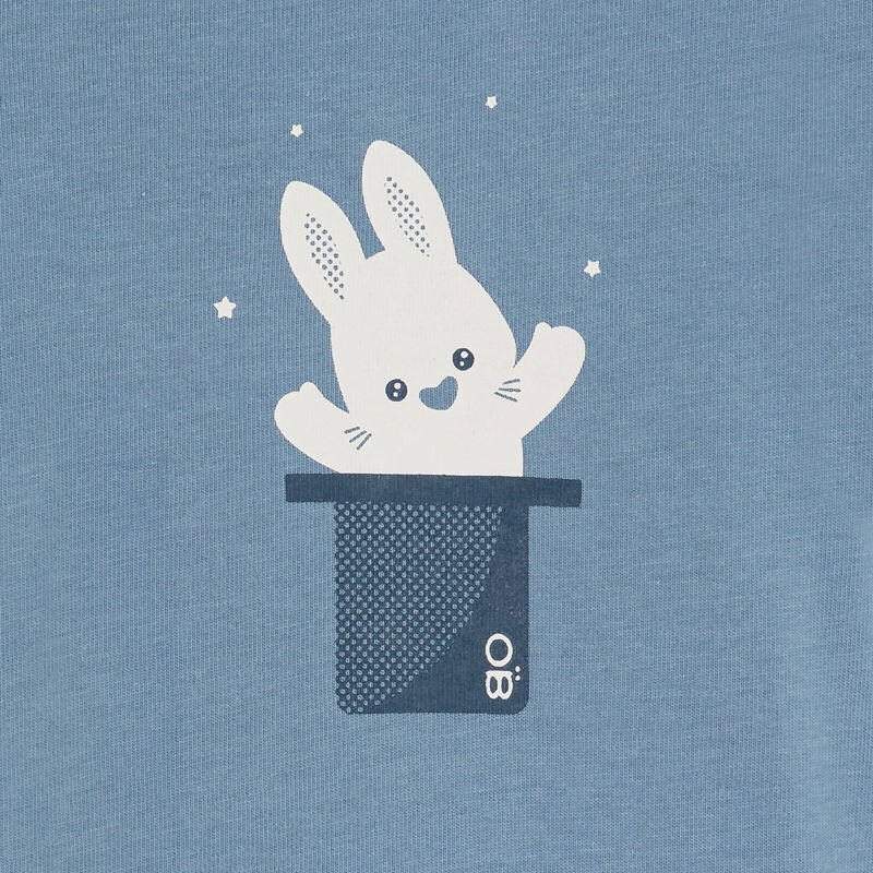 Dors-bien jersey lapin magicien bleu bébé garçon Bleu